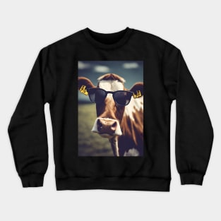 Funny cow Crewneck Sweatshirt